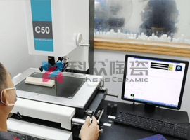 分選機氧化鋯陶瓷切刀二次元檢測